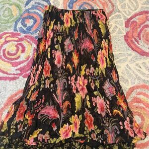 Vintage reversible floral skirt best